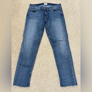 Hudson Jeans Muse Crop Skinny Ankle Length Mid Blue Wash Jeans Women Sz 28 EUC